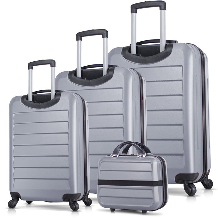 Zoozie Bags Juego de Maletas de 4 Piezas Gris